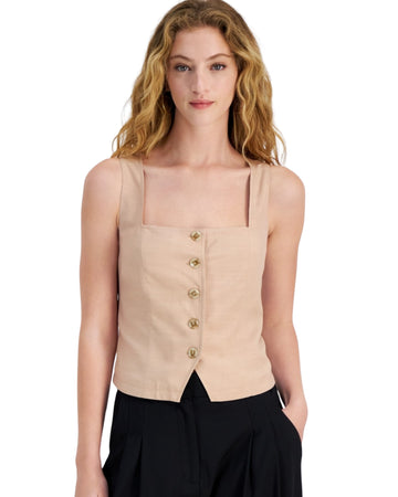 BAR III Women Square Neck Vest
