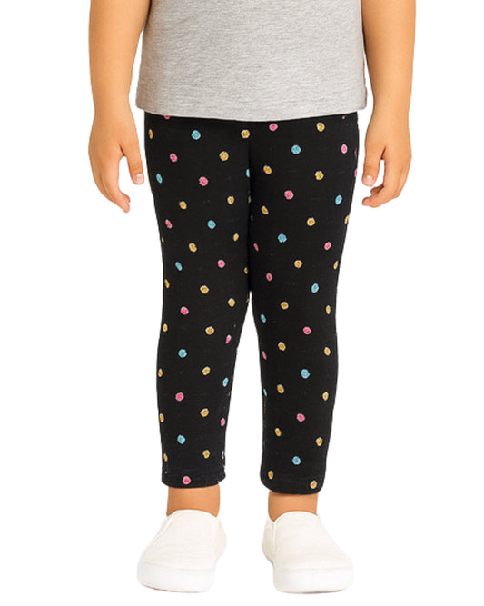 VIGOSS Girls Dots Graphic Casual Pant