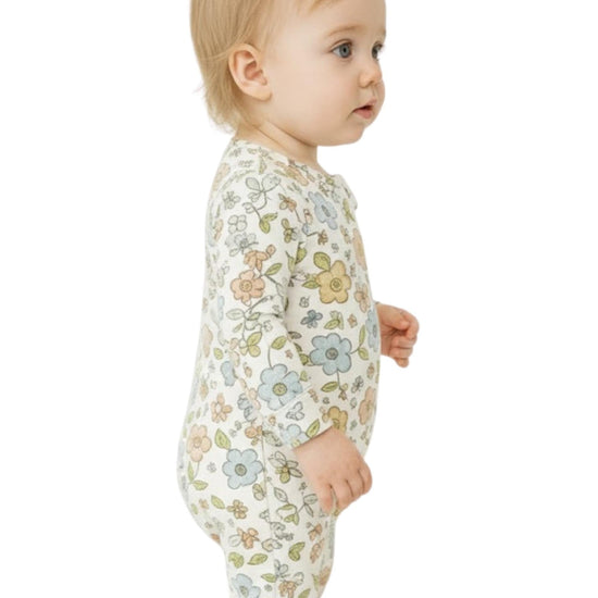 ROCKETS OF AWESOME MINI Baby Girls Floral Overall