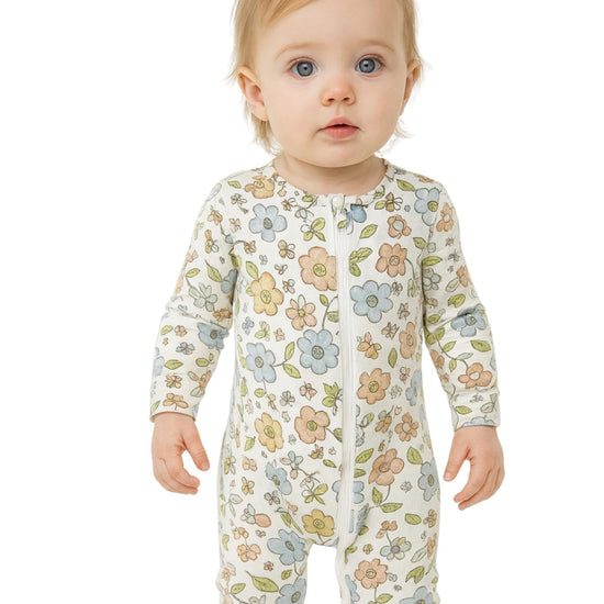 ROCKETS OF AWESOME MINI Baby Girls Floral Overall