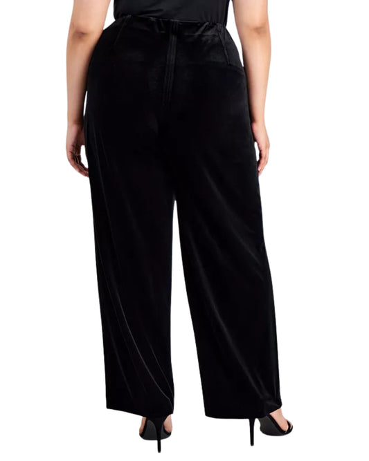 KASPER Women Velvet Casual Pant