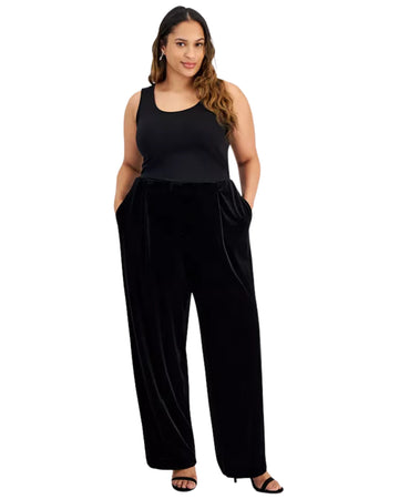 KASPER Women Velvet Casual Pant