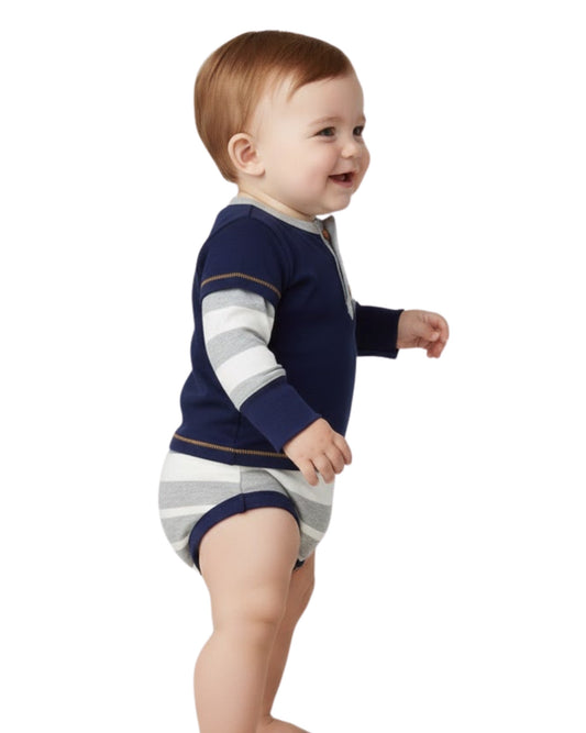 BURT'S BEES BABY Baby Boy Casual Overall