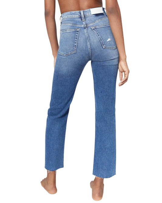 RE/DONE Women High Rise Stove Pipe Jeans