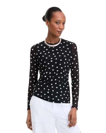 INC INTERNATIONAL CONCEPTS Women Refresh Mesh Top