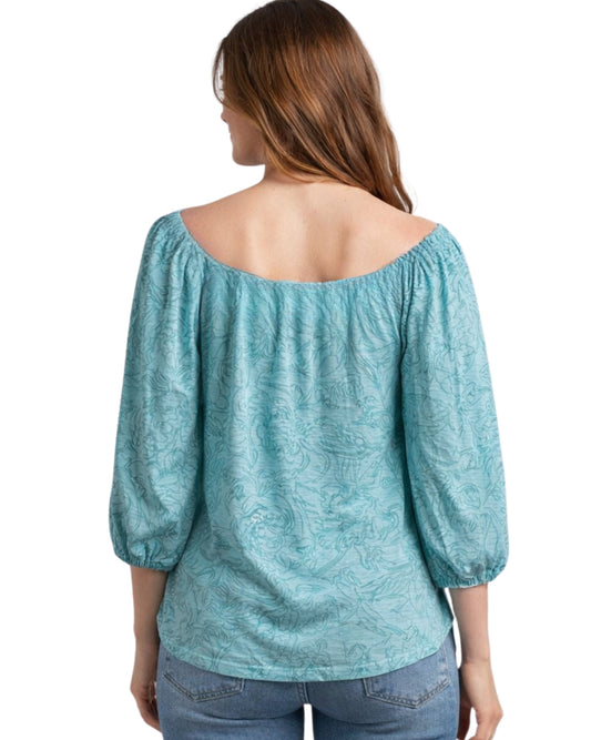 STYLE & CO Women Floral Cotton Top