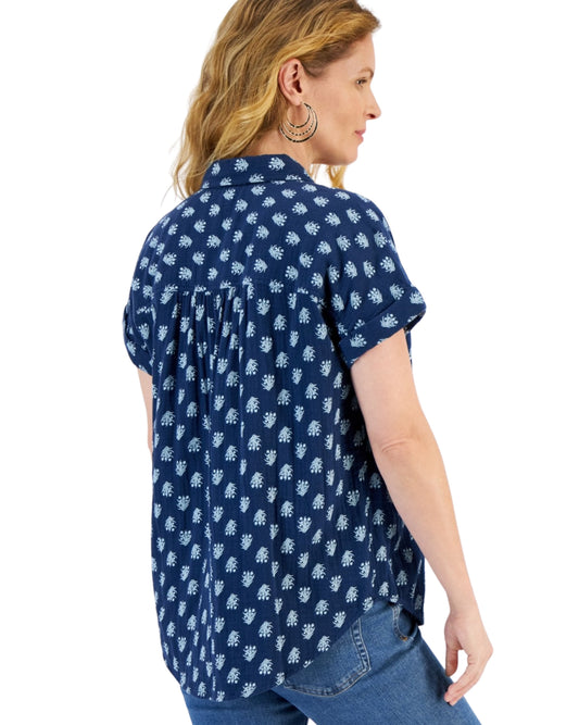 STYLE & CO Women Floral Shirt