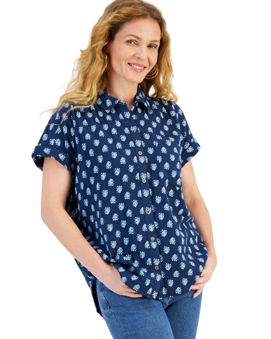 STYLE & CO Women Floral Shirt
