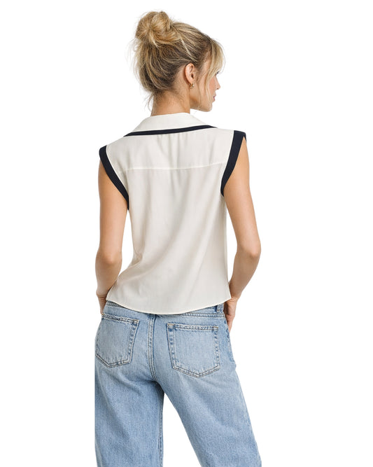 FRAME Women Silk Sailor Shirt