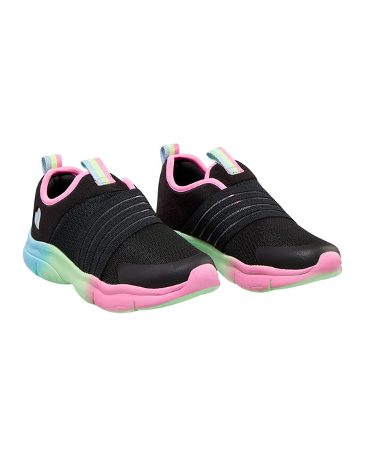 SKECHERS Kids Girls Flex Rainbow Sneaker