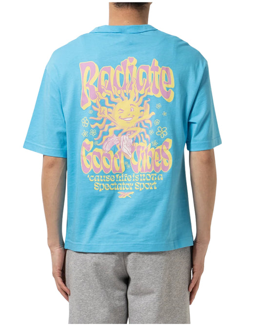 REEBOK Men Graphic Short Sleeve T-Shirt