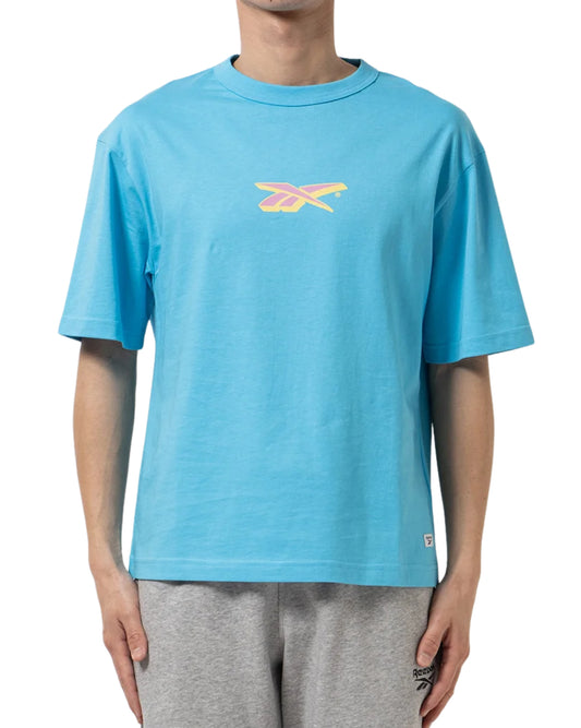 REEBOK Men Graphic Short Sleeve T-Shirt