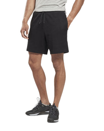 REEBOK Men Embroidered Logo Side Tape Sport Short