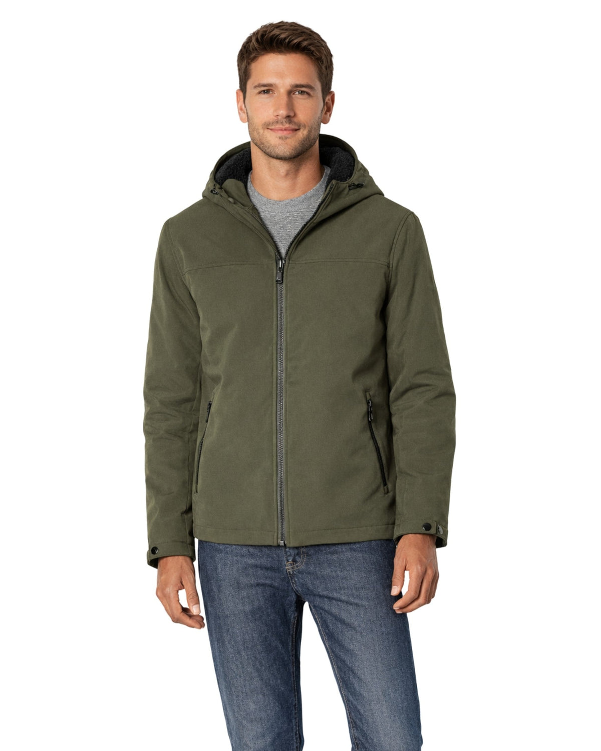 TOMMY HILFIGER Men Sherpa Hooded Jacket