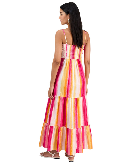INC INTERNATIONAL CONCEPTS Women Cotton Tiered Maxi Dress