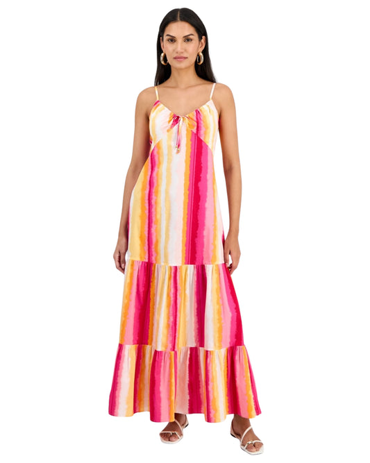 INC INTERNATIONAL CONCEPTS Women Cotton Tiered Maxi Dress
