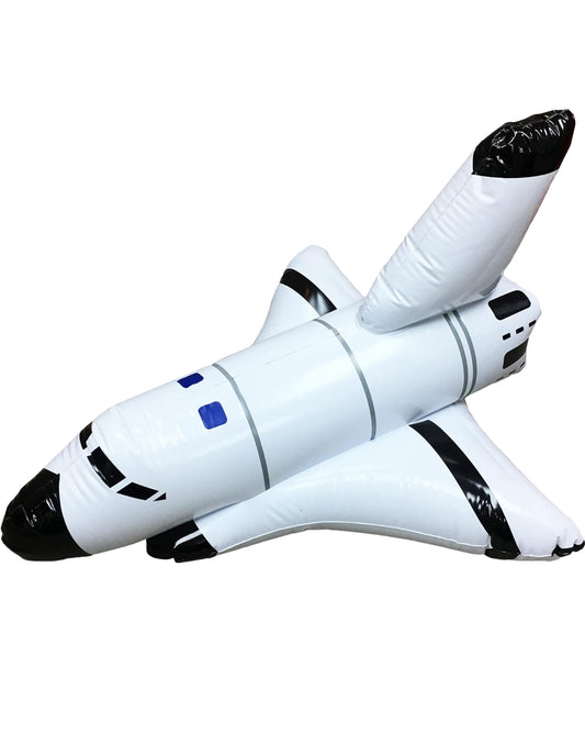 INFLATA-GAME Inflatable 31 Inch Space Shuttle Pool Toy Float Spaceship