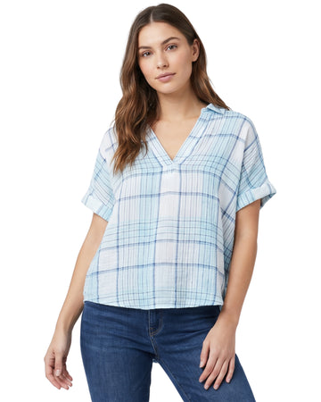 STYLE & CO Women Designed Polo Shirt