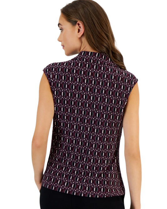 ANNE KLEIN Women Cowl T-Shirt