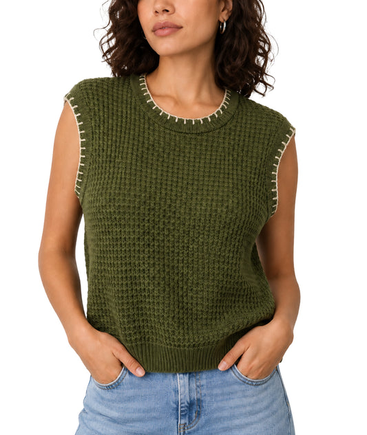 AND NOW THIS Women Sleeveless Vest