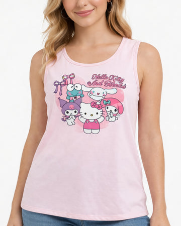 LOVE TRIBE Women Sleeveless Comfort T-Shirt