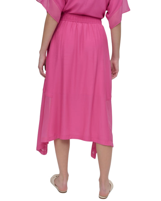 DKNY Women Handkerchief Maxi Skirt