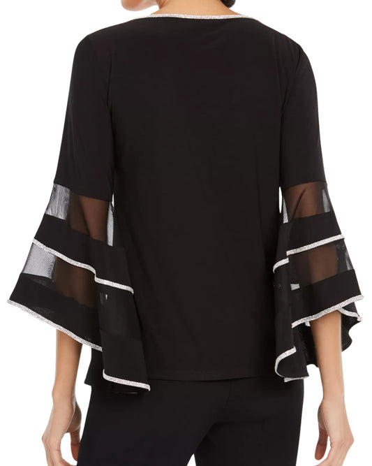 MSK Women Designed 3-4 Sleeve Shirt