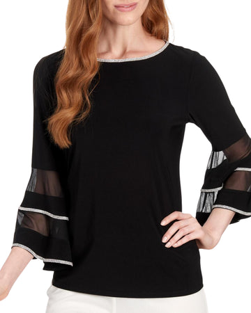 MSK Women Designed 3-4 Sleeve Shirt