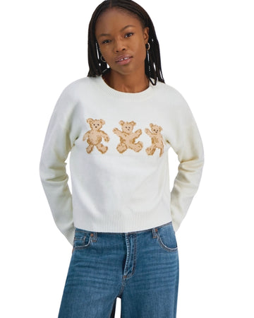 HOOKED UP Women Three Teddy Bear Motif T-Shirt