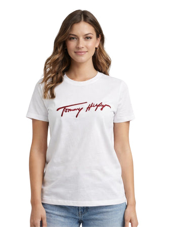 TOMMY HILFIGER Women Logo Signature T-Shirt