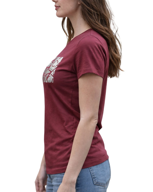 CALVIN KLEIN Women Glitter Logo T-Shirt
