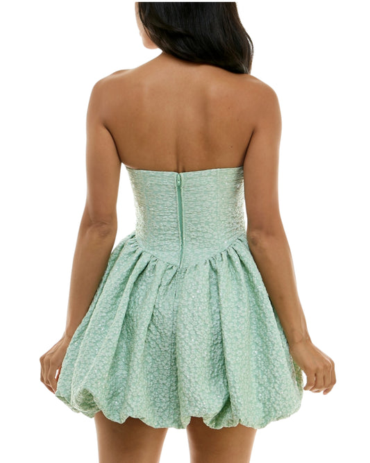B.DARLIN Women Sequinned Balloon-Skirt Dress