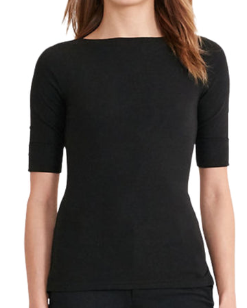 LAUREN RALPH LAUREN Women Stretch Short Sleeve T-Shirt