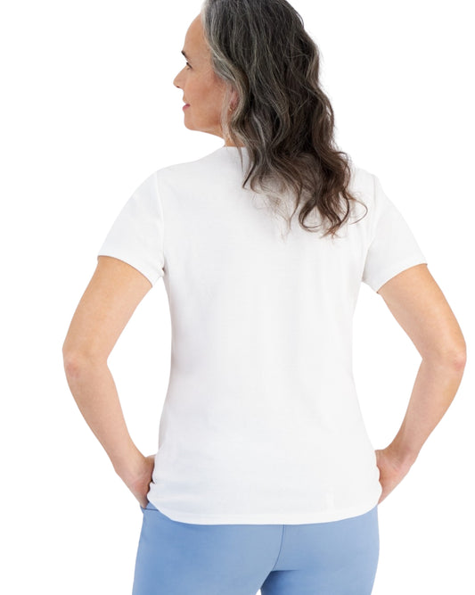 STYLE & CO Women Stretch Casual T-Shirt