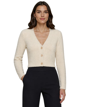 KATUEJ NYC Women Plush Fuzzy Knit Cardigan
