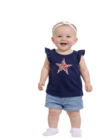 FIRST IMPERSSIONS Baby Girls Sleeveless T-Shirt