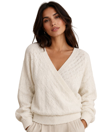 AND NOW THIS Women V-Neck Long Sleeve T-SHirt