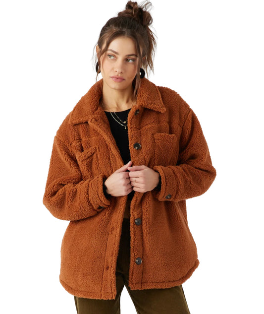 ONEILL Women Heath High Pile Oversized Fleece Jacket