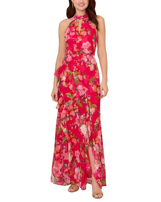 ADRIANNA PAPELL Women Floral Long Dress