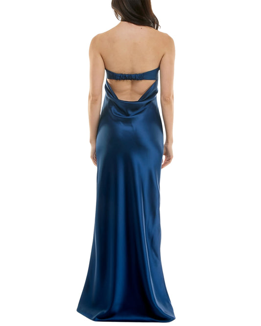 EMERALD SUNDAE Women Satin Long Dress