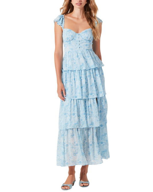 ASTR Women Midsummer Tiered Maxi Dress