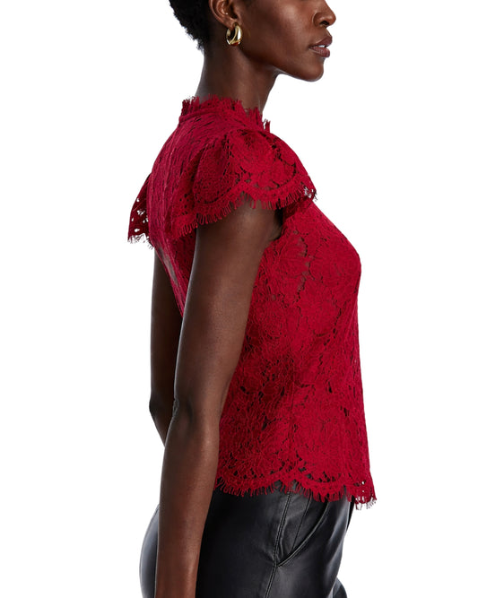 GENERATION LOVE Women Ambrose Lace T-Shirt