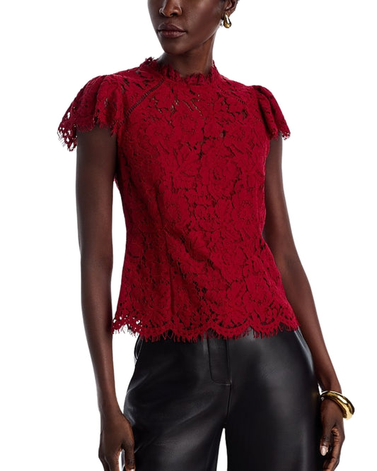 GENERATION LOVE Women Ambrose Lace T-Shirt
