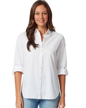 GLORIA VANDERBILT Women Long Sleeve Comfort Shirt