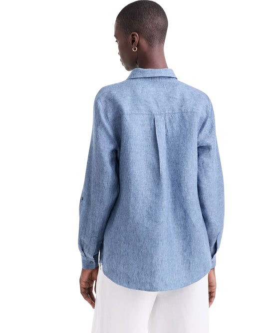 CHARTER CLUB Women Linen Shirt