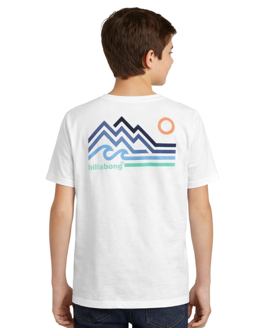 BILLA BONG Boys Chest & Back Artwork T-Shirt