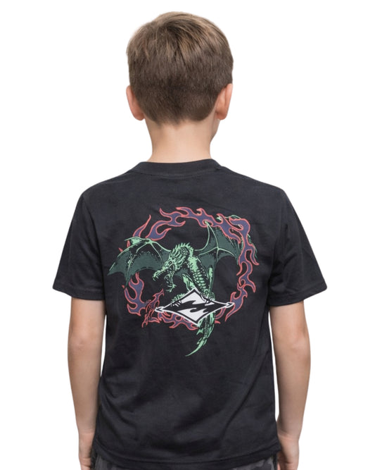 BILLA BONG Boys Dragon Graphic T-Shirt