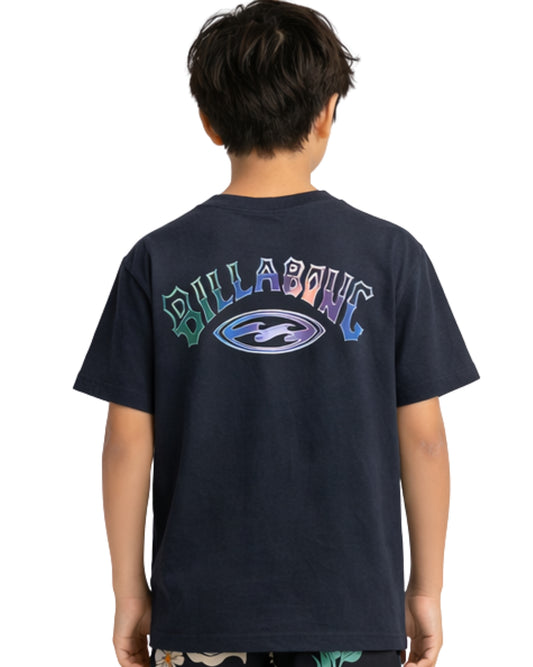 BILLA BONG Boys Logo Sign T-Shirt