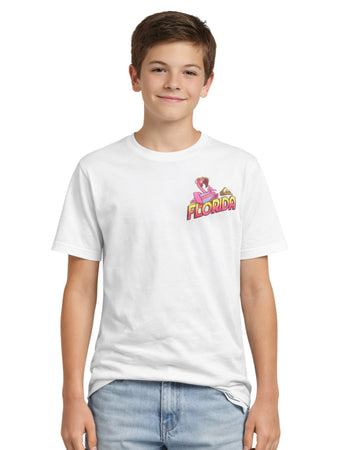QUIKSILVER Boys Florida Flamingo Graphic T-Shirt