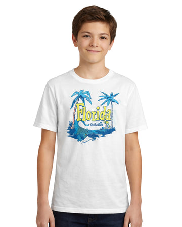 QUIKSILVER Boys Florida Palm Graphic T-Shirt